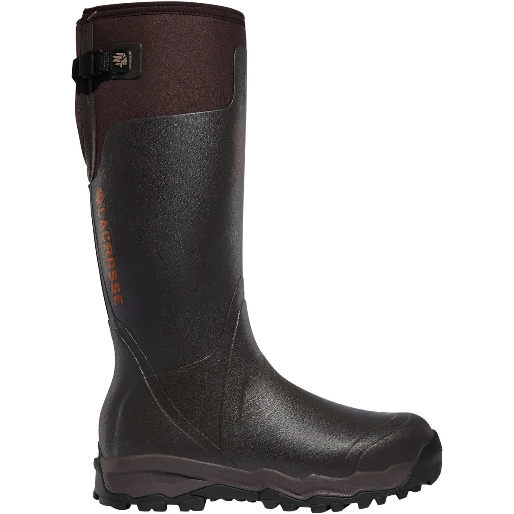 LaCrosse hunting boots including rubber waterproof models and snake-proof options displayed on outdoor terrain, showing protection needed for turkey hunting conditions